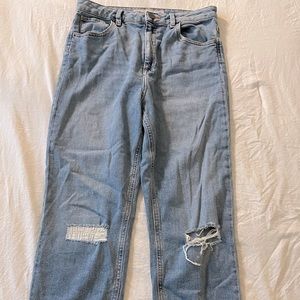 ASOS ripped light washed jeans. Size 30